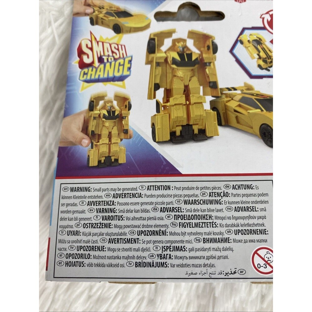 Transformers Earthspark Shash to Change Bumblebee 4.5" Action Figure Yellow - Picture 5 of 8
